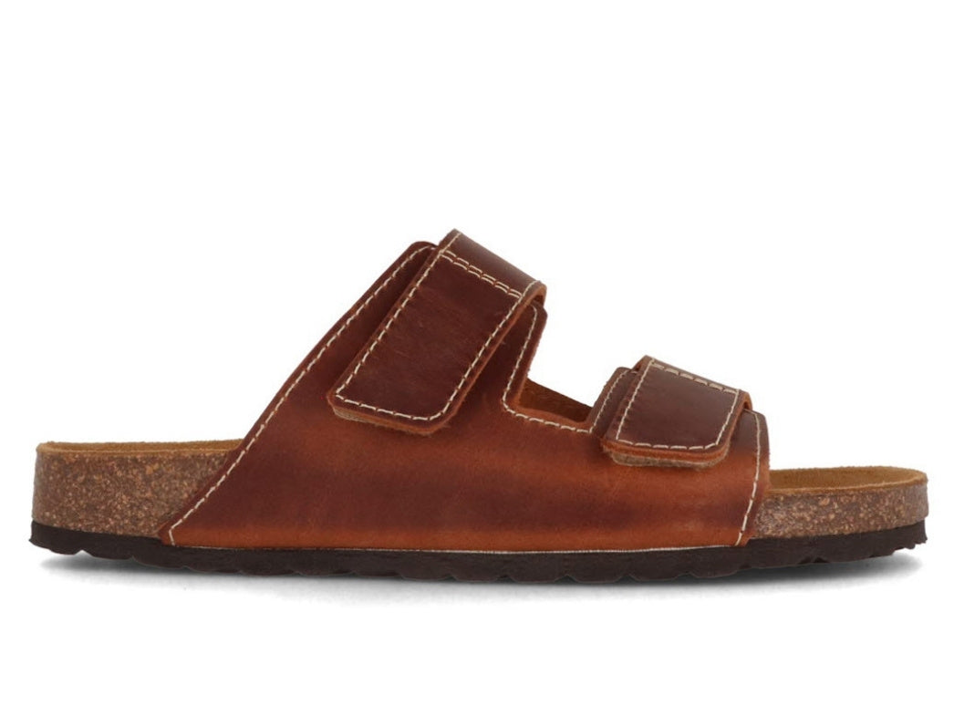 Tuffeln Amrum Leather Sandal, cognac