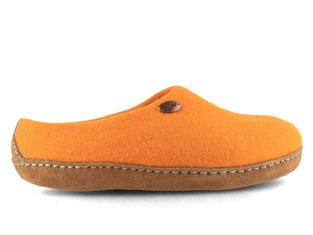 Barefoot Slipper Footprint, orange
