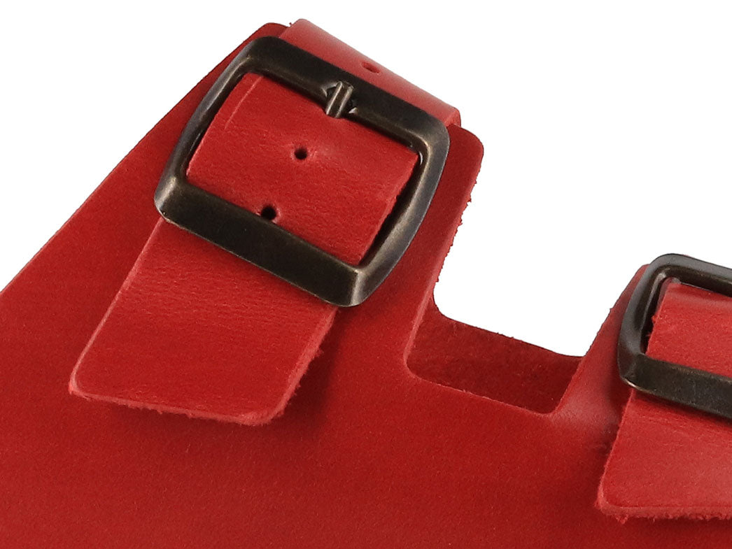 Tuffeln Föhr Leather Sandal, red