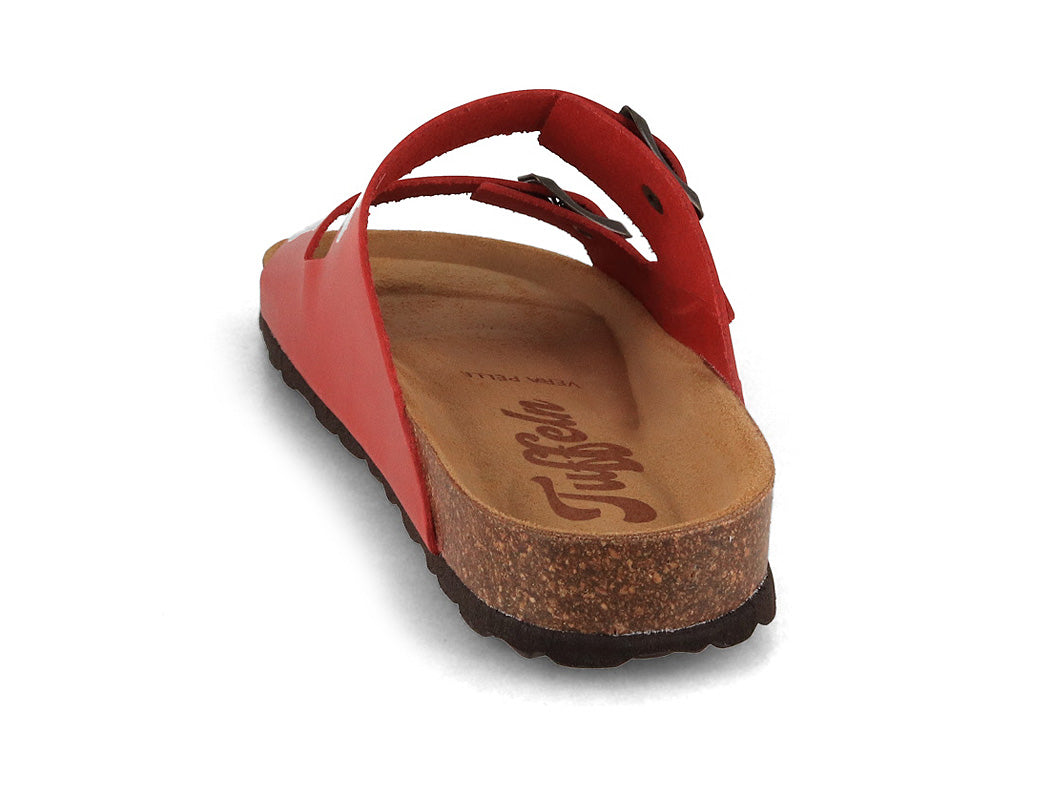 Tuffeln Föhr Leather Sandal, red