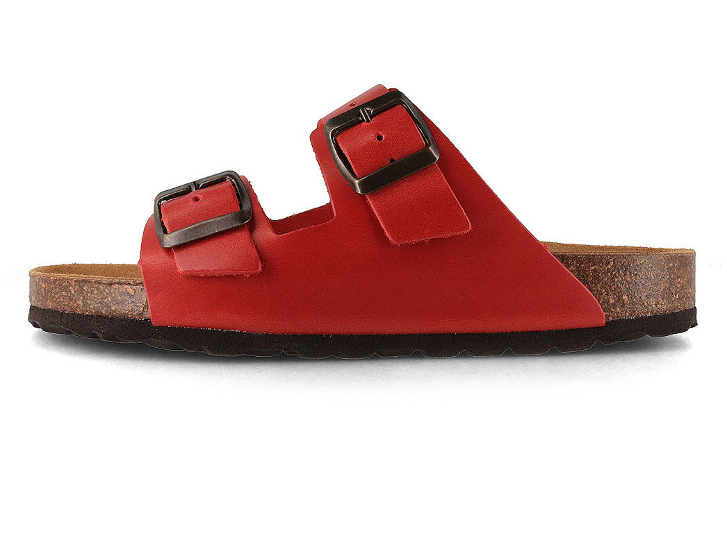 Tuffeln Föhr Leather Sandal, red