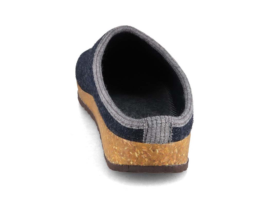 Tuffeln Comfort Vegan Felt Slippers, Dark Blue