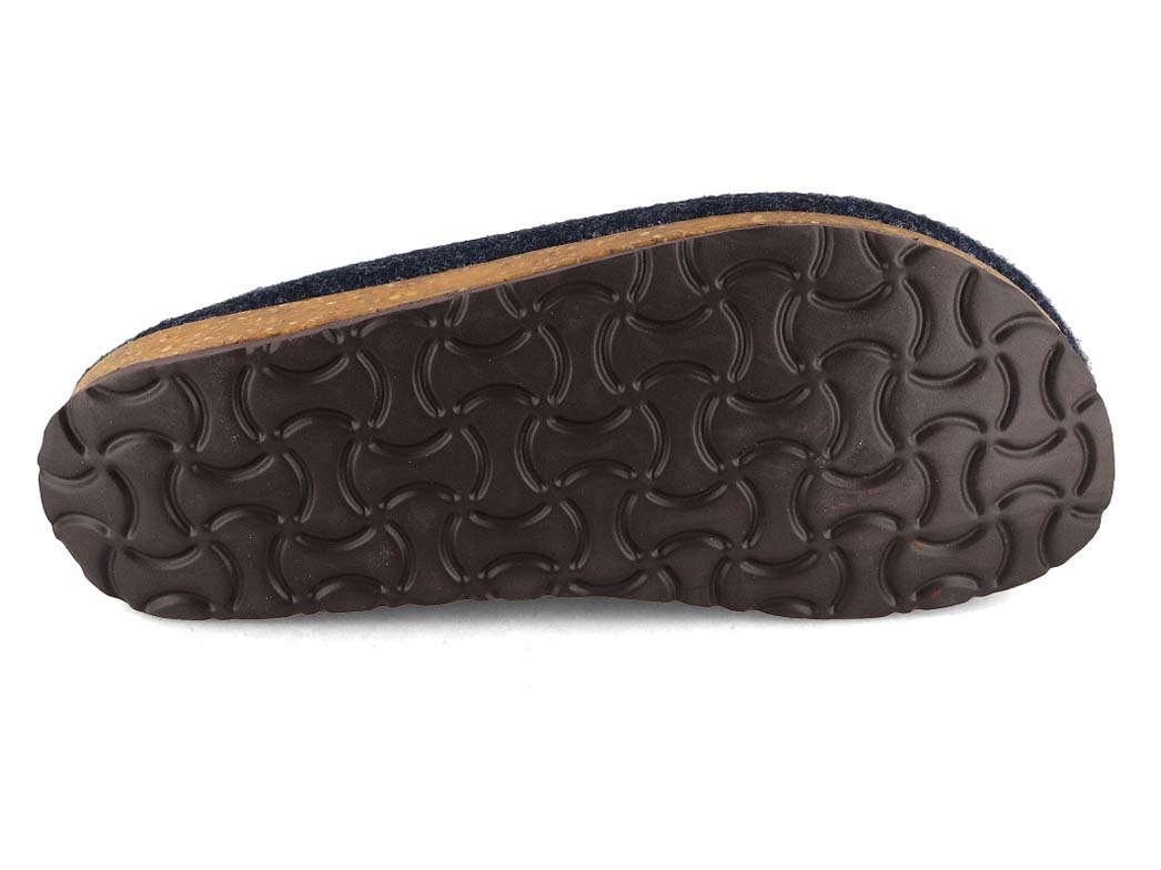 Tuffeln Comfort Vegan Felt Slippers, Dark Blue