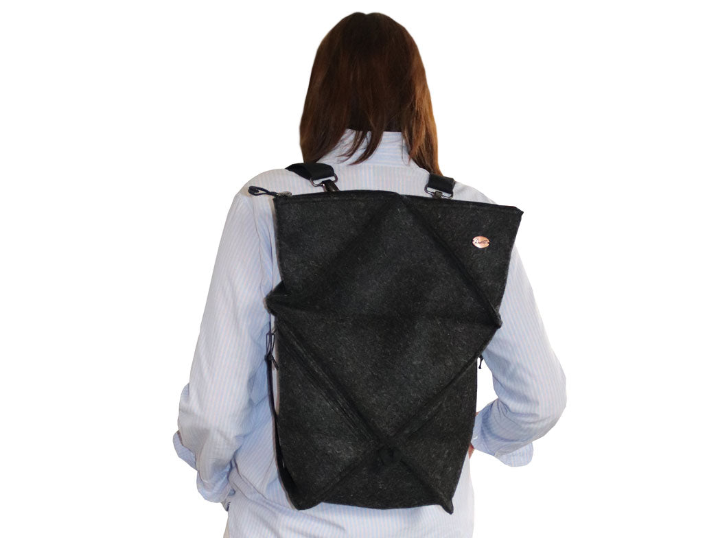 1 origami-filz-rucksack-graphit #farbe_graphit
