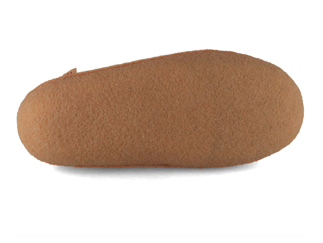 Sherpa Filzpantoffeln mit Fußbett & Naturgummisohle, rosa