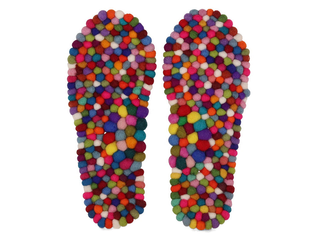 FeelGood footbed with longitudinal arch support, colorful
