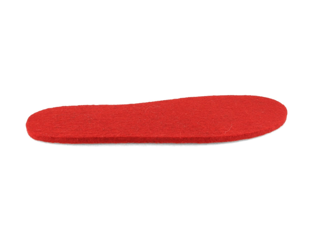 7mm Deluxe Filz-Einlegesohlen, rot
