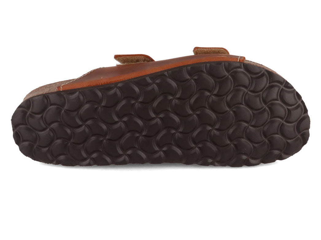 Tuffeln Amrum Leather Sandal, cognac