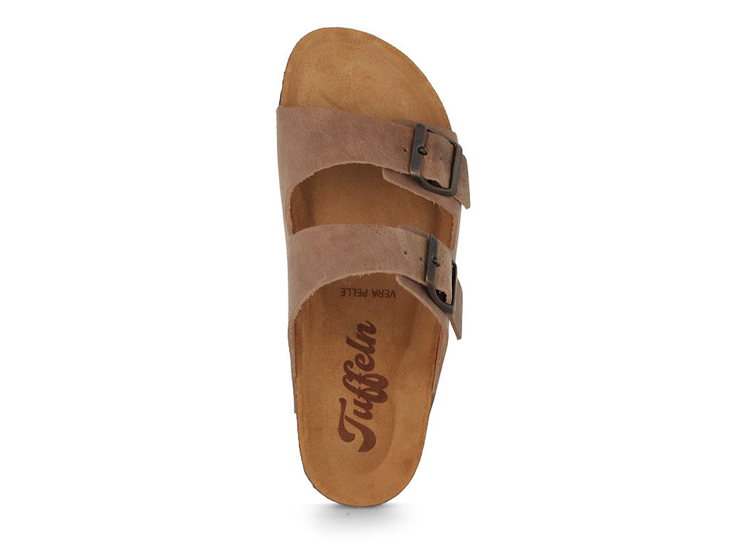 Tuffeln Föhr Leather Sandal, beige