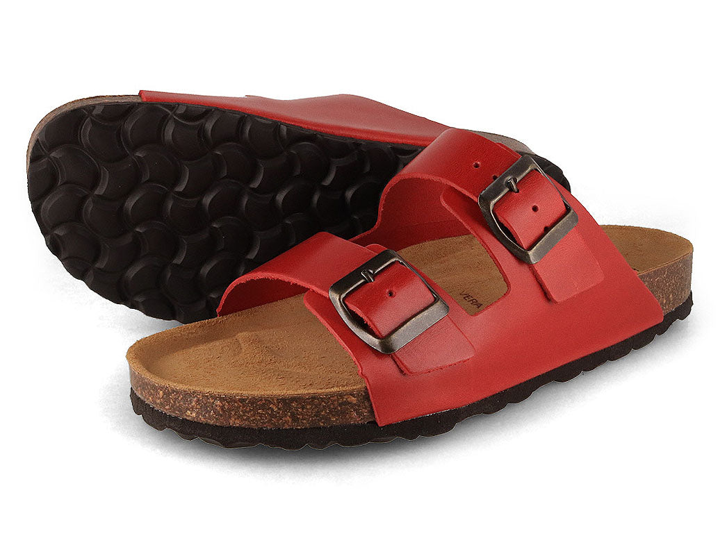 Tuffeln Föhr Leather Sandal, red