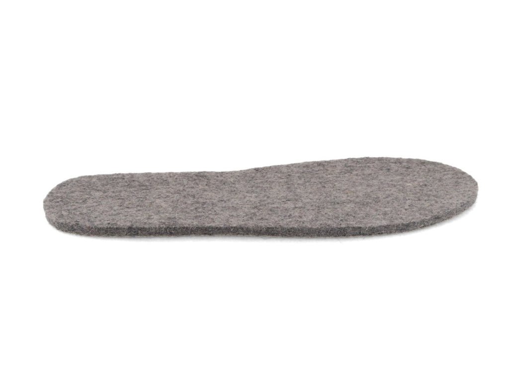7mm Deluxe Filz-Einlegesohlen, steingrau