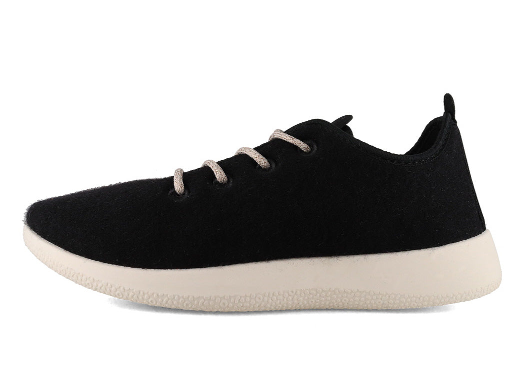 Merino Wool Sneakers - black