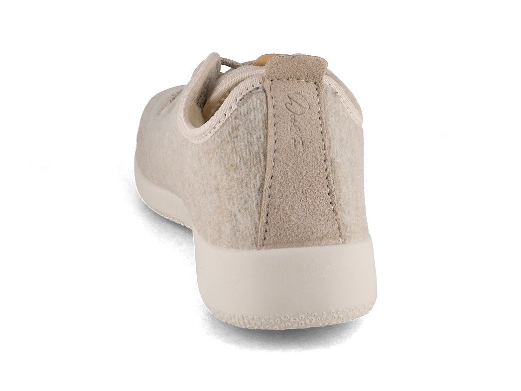 Merino Woll-Sneaker - gefüttert, beige