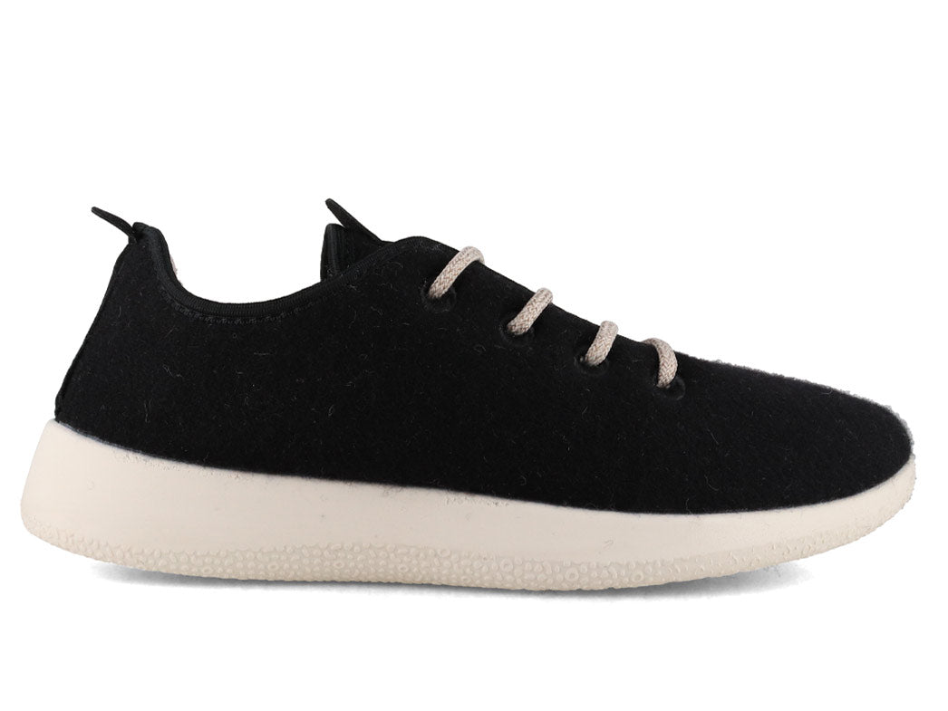 Merino Wool Sneakers - black